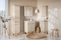 Zestaw meblowy 60cm z umywalką meblową Lava i szafką wysoką