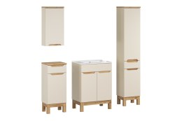 Zestaw meblowy 60cm z umywalką meblową Lava i szafką wysoką