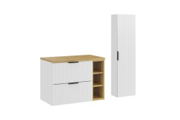 Zestaw meblowy 80cm z blatem i Szafką wysoką