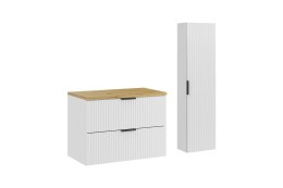 Zestaw meblowy 80cm z blatem i Szafką wysoką