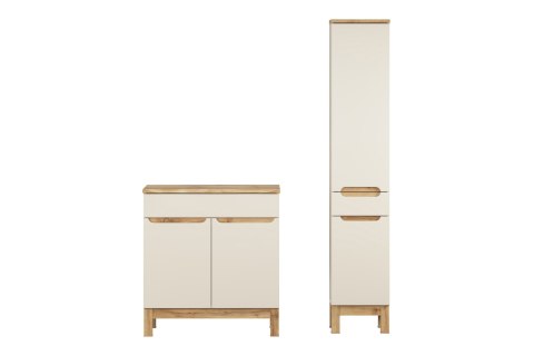 Zestaw meblowy 80cm z blatem i Szafką wysoką