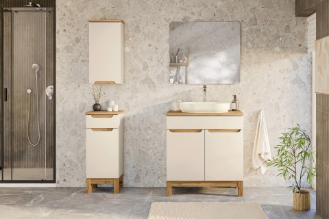 Zestaw meblowy 80cm z blatem i umywalką nablatową Cloud