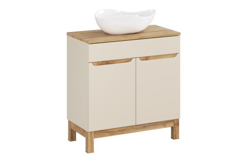 Zestaw meblowy 80cm z blatem i umywalką nablatową Cloud