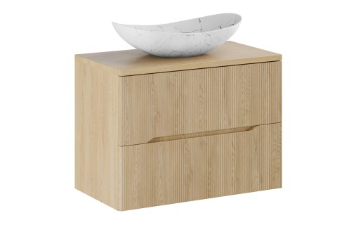 Zestaw meblowy 80cm z blatem i umywalką nablatową Lena