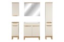 Zestaw meblowy 80cm z umywalką meblową SKY, szafką wysoką i szafką z lustrem