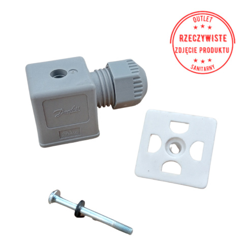 Wtyk do cewki BA i BB zaworu elektromagnetycznego Danfoss Wtyk do cewki BA i BB zaworu elektromagnetycznego Danfoss
