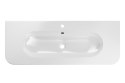 Umywalka meblowa jednokomorowa 120cm PURE WHITE GLOSS