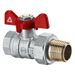 Zawór kulowy z półśrubunkiem PN40 1/2'' (DN15) TRINNITY