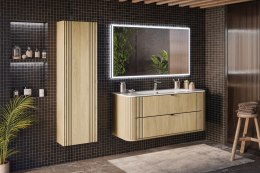 Zestaw meblowy 120cm z umywalką meblową Pure i szafką wysoką