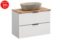 Zestaw meblowy 80cm z blatem i umywalką nablatową Anna