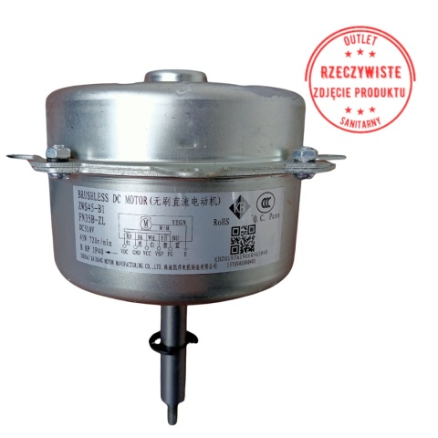 Silnik bezszczotkowy prądu stałego do jednostki sufitowej (seria 120)