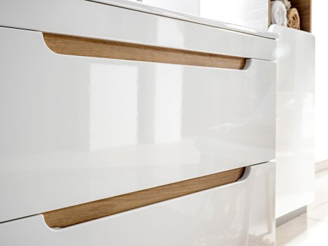 Szafka pod umywalkę nablatową 60cm ARUBA WHITE szuflady COMAD