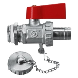 Zawór kulowy spustowy ze złączką do węża i zaślepką 1/2'' (DN15) VALVEX OMNI