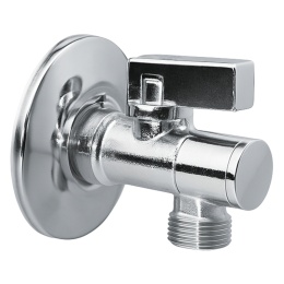 Zawór kulowy kątowy z filtrem 1/2''-3/8'' VALVEX ANGEL PLUS