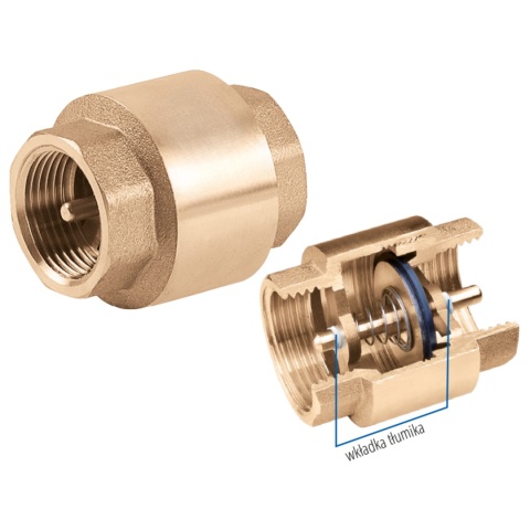 Zawór zwrotny z mosiężnym grzybkiem PHA-020 1 1/4'' (DN32) PERFEXIM