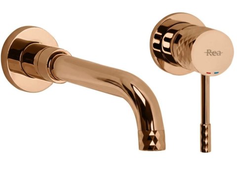 BATERIA UMYWALKOWA PODTYN LUNGO DIAMOND MIEDŹ + BO