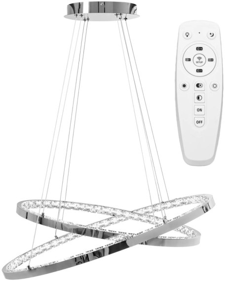 Lampa kryształowa wisząca LED APP771-3CP