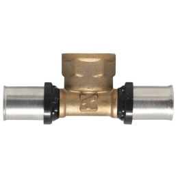 Trójnik zaprasowywano-nakrętny GW 16x1/2''x16 TWEETOP