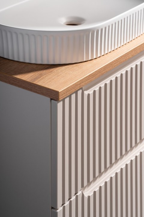 Zestaw meblowy NOVA CASHMERE 140cm z blatem Nature