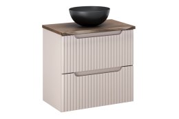 Zestaw meblowy NOVA CASHMERE 60cm z blatem i umywalką nablatową Domi