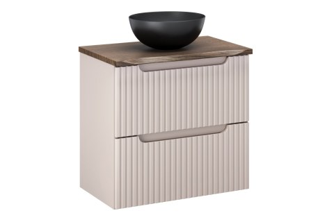 Zestaw meblowy NOVA CASHMERE 60cm z blatem i umywalką nablatową Domi