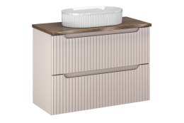 Zestaw meblowy NOVA CASHMERE 80cm z blatem i umywalką nablatową Beyond