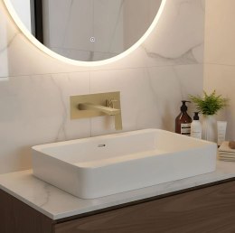 BATERIA UMYWALKOWA PODTYNKOWA JOE ZŁOTA SZCZOTKOWA