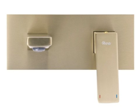 BATERIA UMYWALKOWA PODTYNKOWA JOE ZŁOTA SZCZOTKOWA