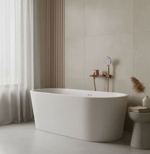 BATERIA WANNOWA DROP MIEDŹ SZCZOTKOWANA