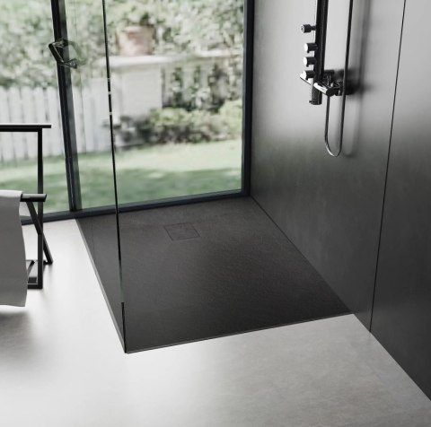 BRODZIK MAGNUM BLACK 80x100 + SYFON