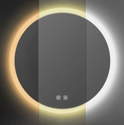 Lustro ścienne LED FFJ 80 cm