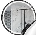 Lustro ścienne LED MMJ BLACK 70 cm