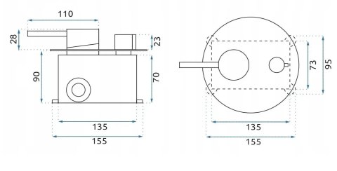ZESTAW NATRYSKOWY PODTYNKOWY LUNGO TYTAN + BOX