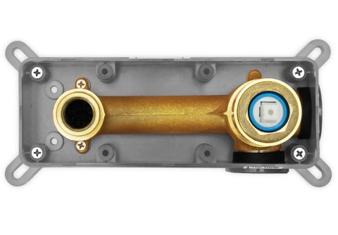 BATERIA UMYWALKOWA PODTYN LUNGO MIEDŹ SZCZOT + BOX