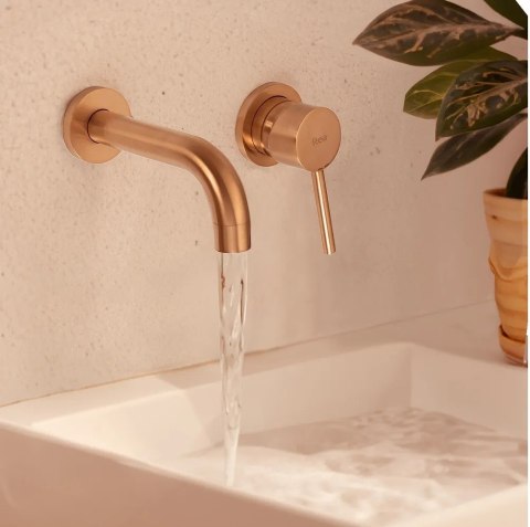 BATERIA UMYWALKOWA PODTYN LUNGO MIEDŹ SZCZOT + BOX