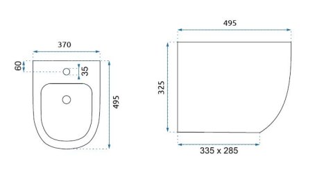 BIDET CARTER CARLO MINI