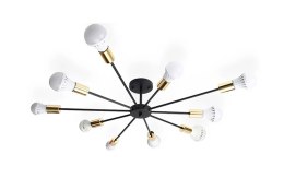 Lampa pająk APP503-10C BLACK/GOLD