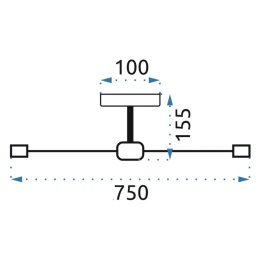 Lampa pająk APP503-10C BLACK/GOLD