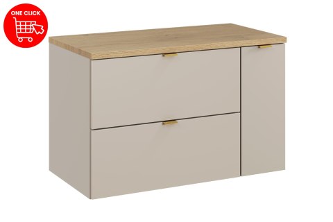 Zestaw meblowy 80cm z blatem i szafką cargo