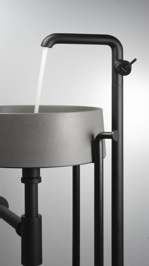 Umywalka granitowa nablatowa