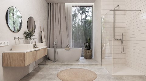 Brodzik granitowy prostokątny 100x90 cm