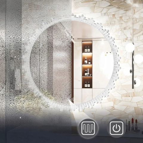 Lustro ścienne LED X013 80 cm