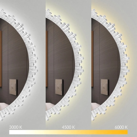 Lustro ścienne LED X013 80 cm