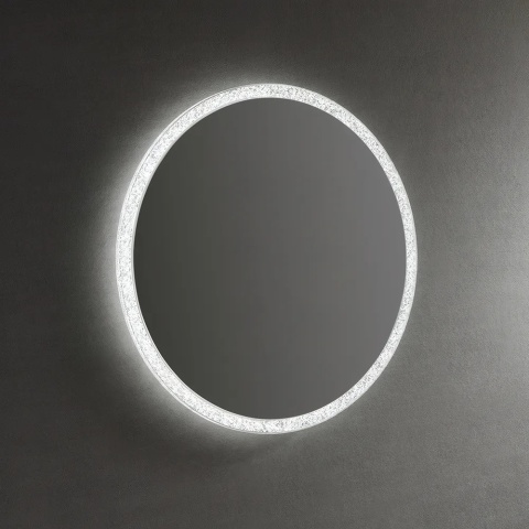 Lustro ścienne z ramą LED BL806 60 cm