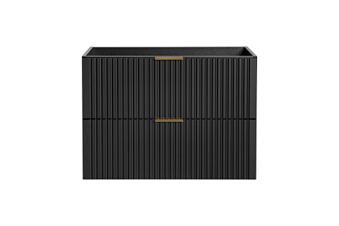 Szafka pod umywalkę 80cm 2 szuflady ADEL BLACK
