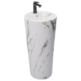 Umywalka wolnostojąca REA BLANKA MARBLE