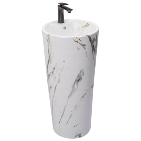 Umywalka wolnostojąca REA BLANKA MARBLE