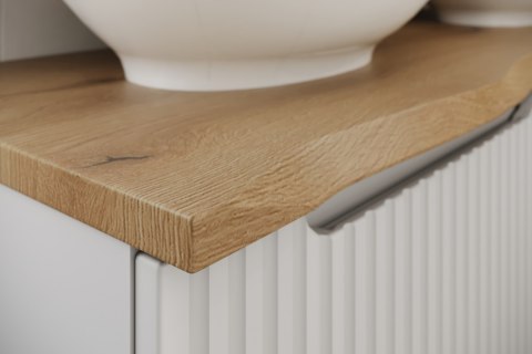 Zestaw meblowy 100cm z blatem i 2 umywalkami nablatowymi Lola