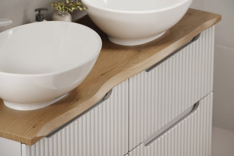 Zestaw meblowy 100cm z blatem i 2 umywalkami nablatowymi Lola