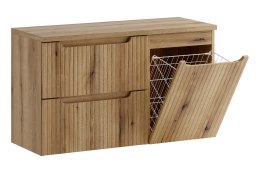 Zestaw meblowy 100cm z blatem i szafką z koszem na pranie